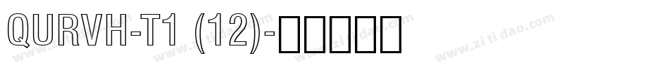 QURVH-T1 (12)字体转换